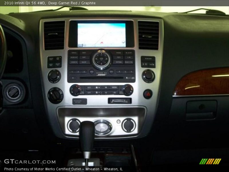 Deep Garnet Red / Graphite 2010 Infiniti QX 56 4WD