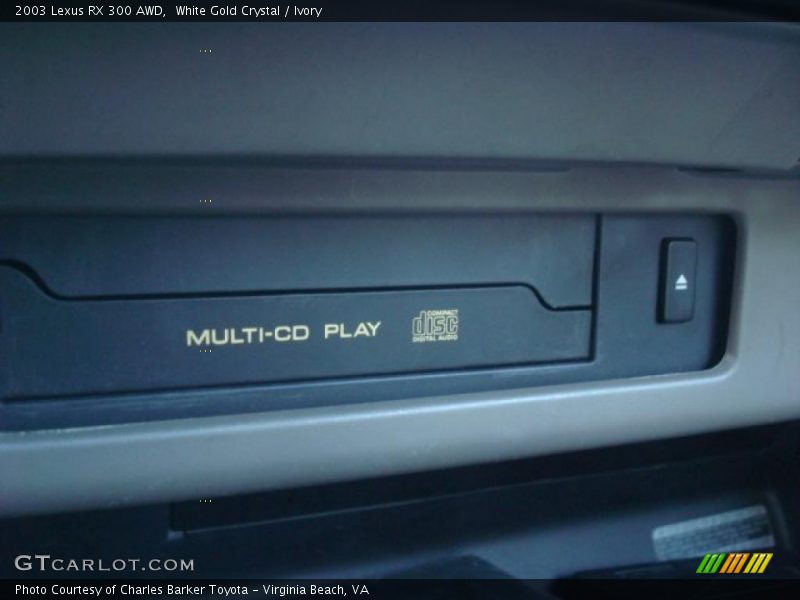 White Gold Crystal / Ivory 2003 Lexus RX 300 AWD