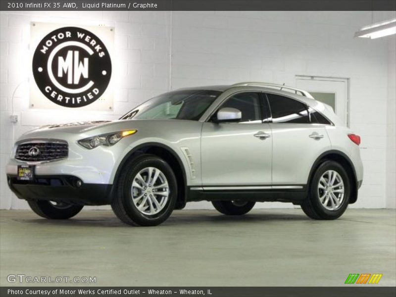Liquid Platinum / Graphite 2010 Infiniti FX 35 AWD