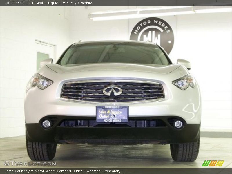Liquid Platinum / Graphite 2010 Infiniti FX 35 AWD
