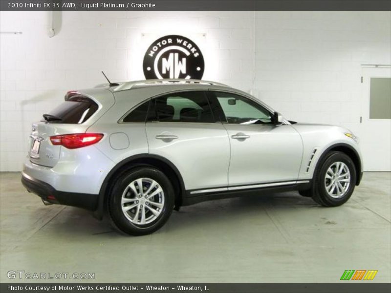 Liquid Platinum / Graphite 2010 Infiniti FX 35 AWD