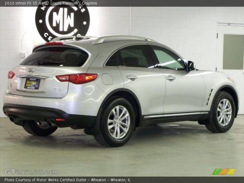 Liquid Platinum / Graphite 2010 Infiniti FX 35 AWD
