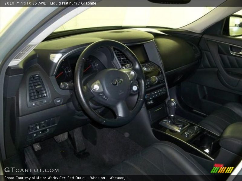 Liquid Platinum / Graphite 2010 Infiniti FX 35 AWD