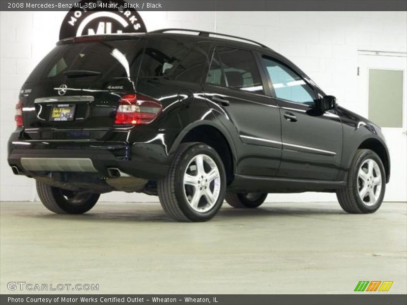 Black / Black 2008 Mercedes-Benz ML 350 4Matic
