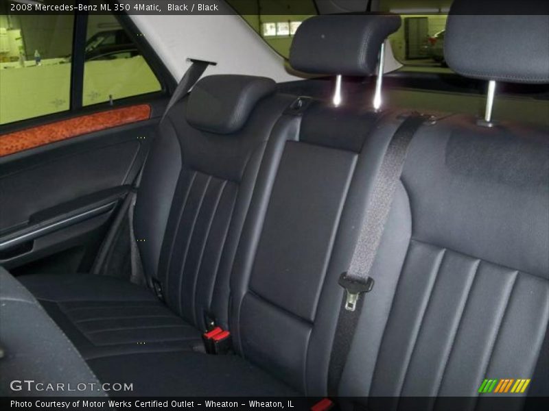 Black / Black 2008 Mercedes-Benz ML 350 4Matic