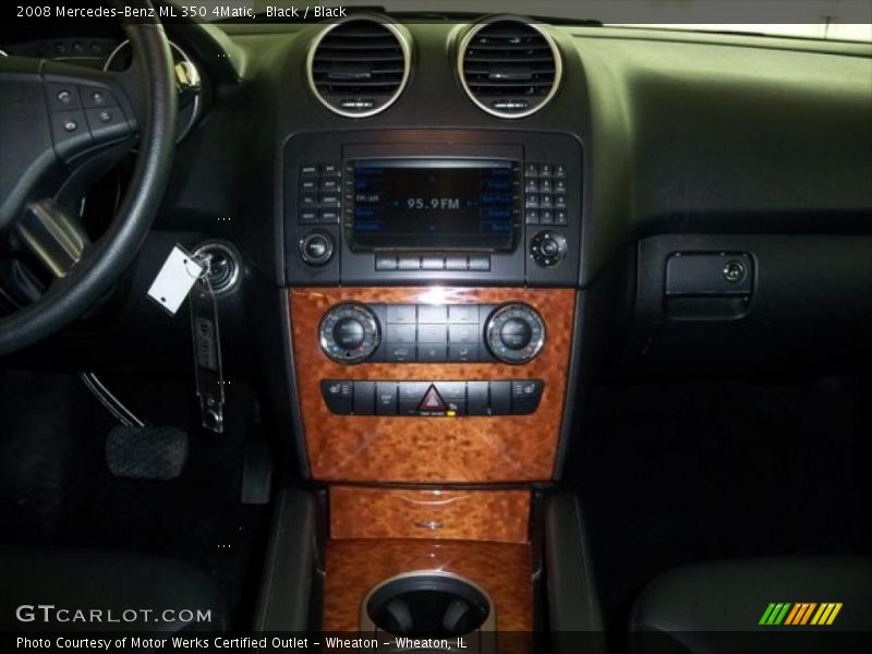 Black / Black 2008 Mercedes-Benz ML 350 4Matic