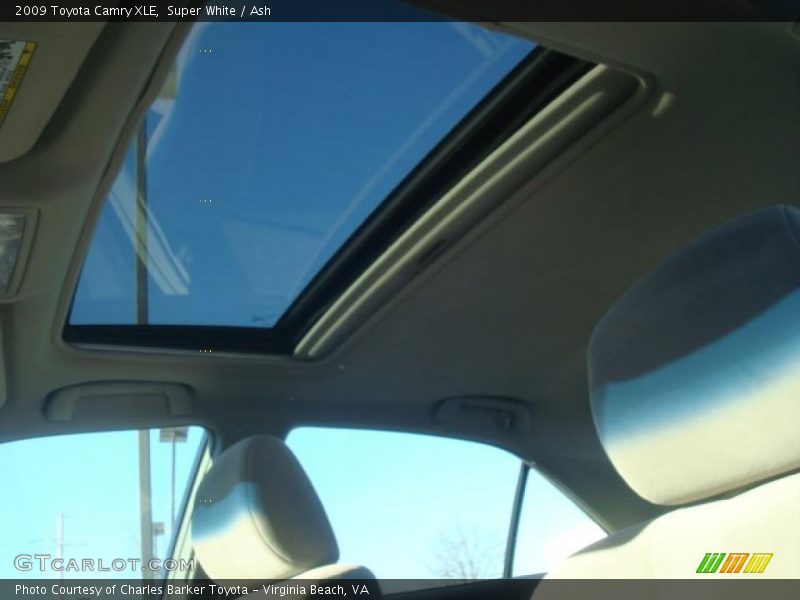 Super White / Ash 2009 Toyota Camry XLE