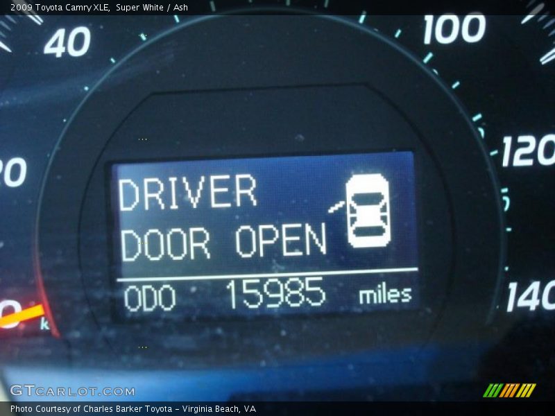 Super White / Ash 2009 Toyota Camry XLE