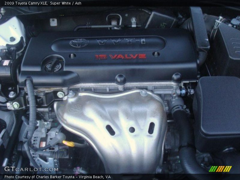 Super White / Ash 2009 Toyota Camry XLE