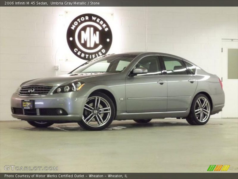 Umbria Gray Metallic / Stone 2006 Infiniti M 45 Sedan