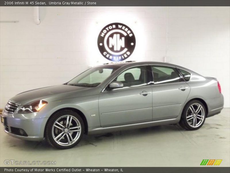 Umbria Gray Metallic / Stone 2006 Infiniti M 45 Sedan