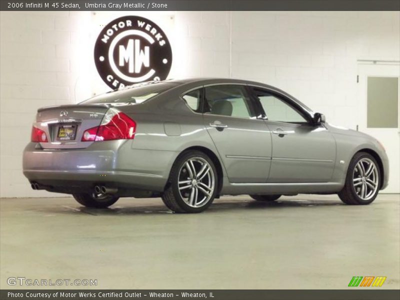 Umbria Gray Metallic / Stone 2006 Infiniti M 45 Sedan