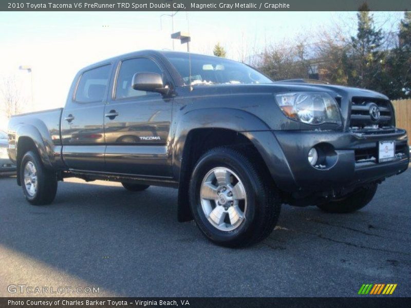 Magnetic Gray Metallic / Graphite 2010 Toyota Tacoma V6 PreRunner TRD Sport Double Cab