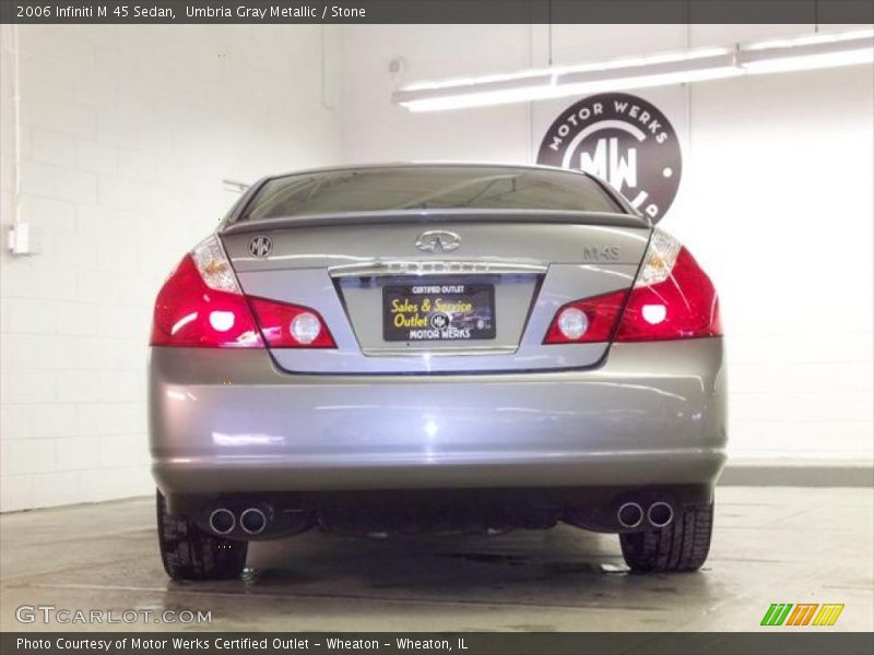 Umbria Gray Metallic / Stone 2006 Infiniti M 45 Sedan
