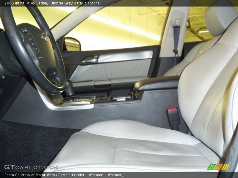 Umbria Gray Metallic / Stone 2006 Infiniti M 45 Sedan