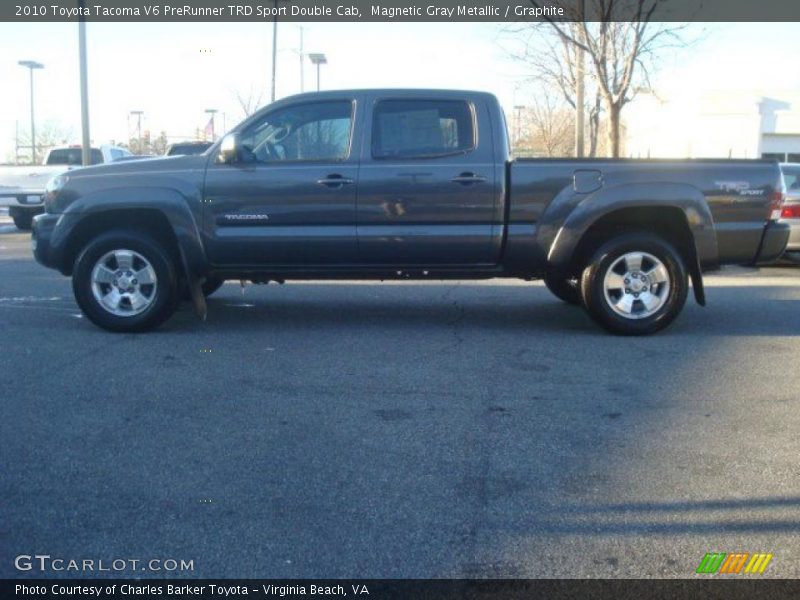 Magnetic Gray Metallic / Graphite 2010 Toyota Tacoma V6 PreRunner TRD Sport Double Cab