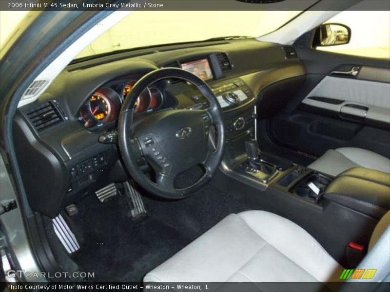 Umbria Gray Metallic / Stone 2006 Infiniti M 45 Sedan
