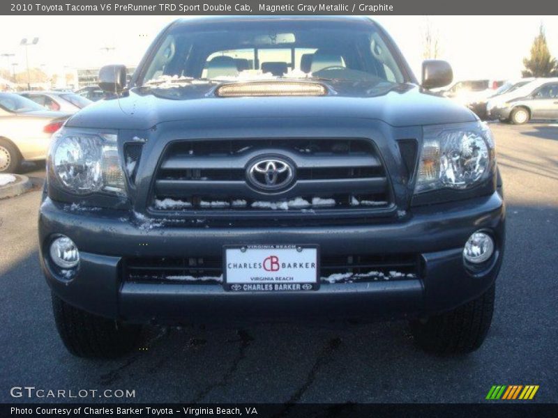 Magnetic Gray Metallic / Graphite 2010 Toyota Tacoma V6 PreRunner TRD Sport Double Cab