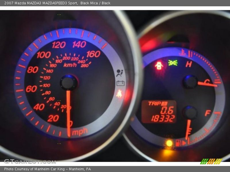 Black Mica / Black 2007 Mazda MAZDA3 MAZDASPEED3 Sport