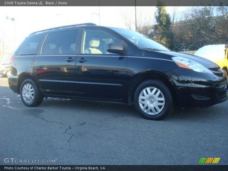 Black / Stone 2008 Toyota Sienna LE