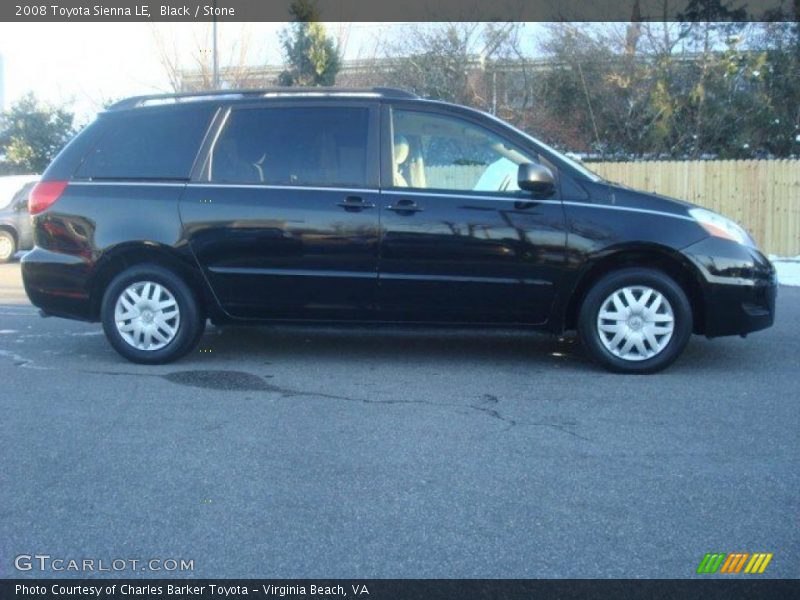 Black / Stone 2008 Toyota Sienna LE