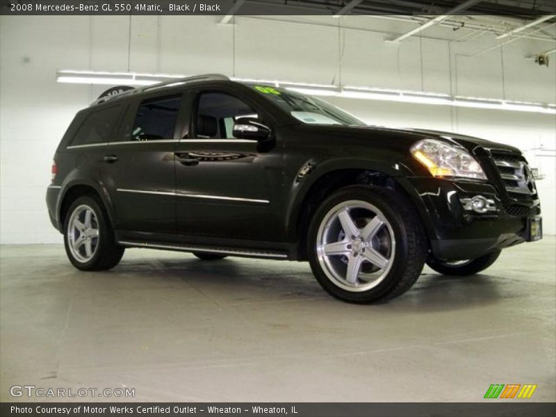 Black / Black 2008 Mercedes-Benz GL 550 4Matic