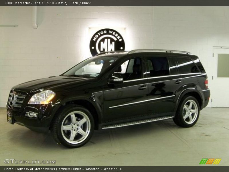 Black / Black 2008 Mercedes-Benz GL 550 4Matic