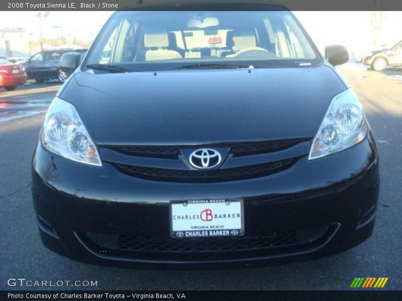 Black / Stone 2008 Toyota Sienna LE