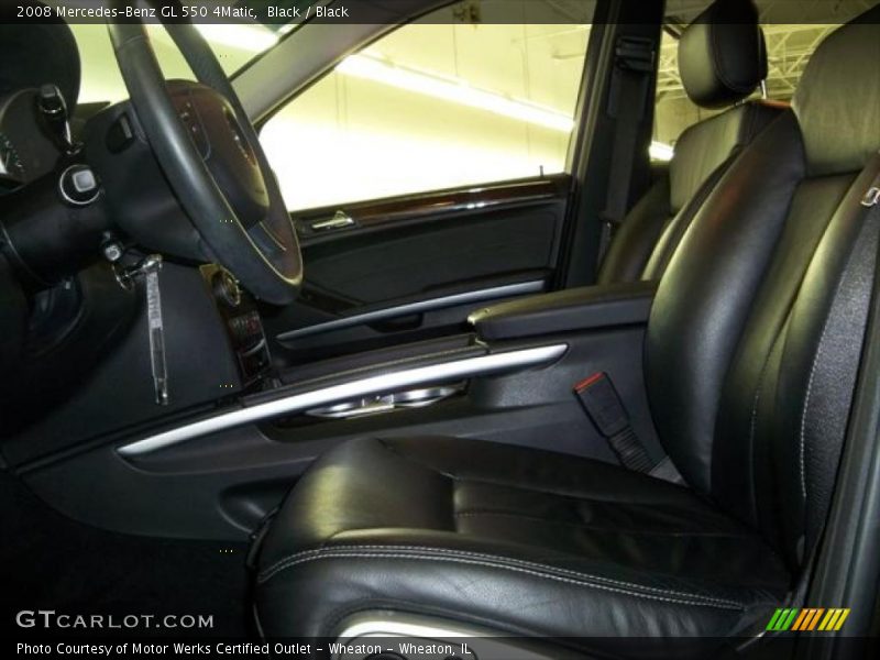 Black / Black 2008 Mercedes-Benz GL 550 4Matic