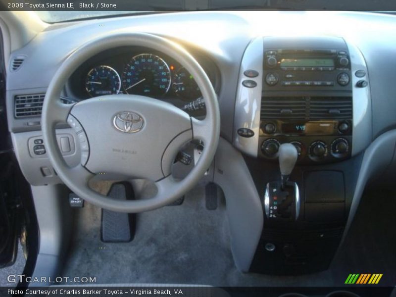 Black / Stone 2008 Toyota Sienna LE
