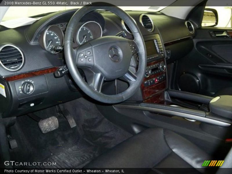 Black / Black 2008 Mercedes-Benz GL 550 4Matic