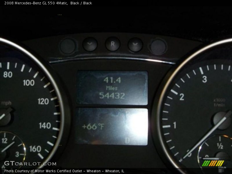 Black / Black 2008 Mercedes-Benz GL 550 4Matic
