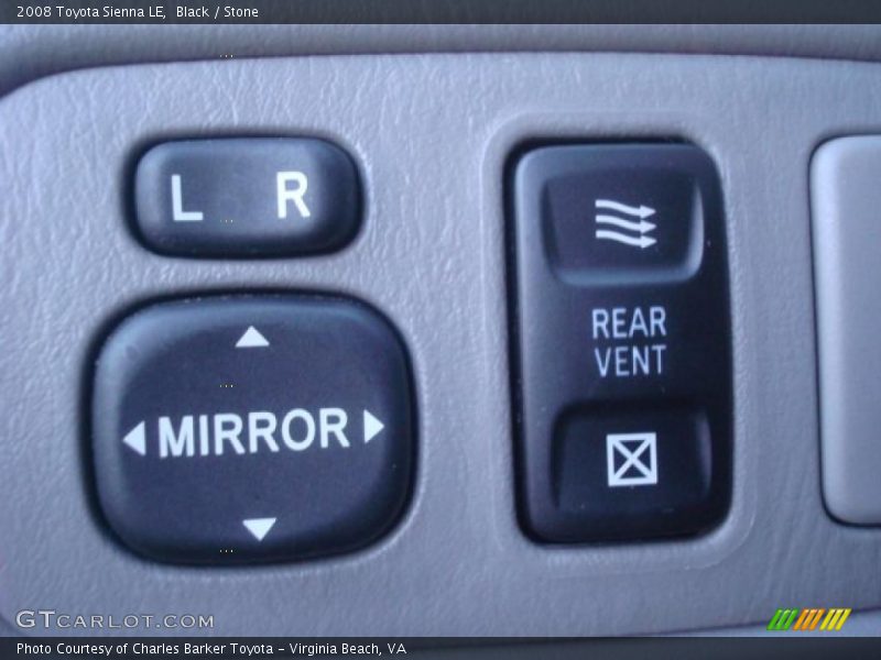 Black / Stone 2008 Toyota Sienna LE