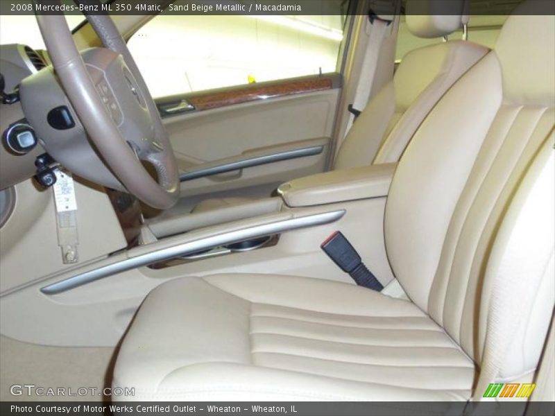 Sand Beige Metallic / Macadamia 2008 Mercedes-Benz ML 350 4Matic