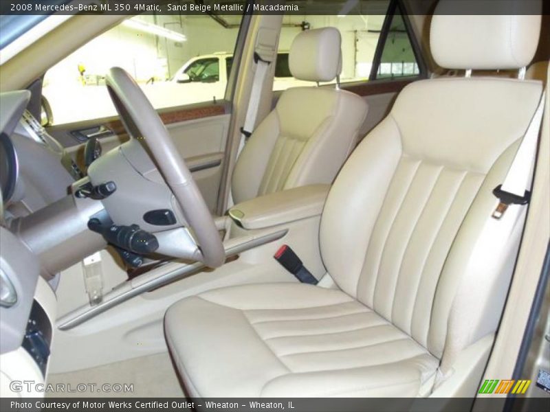 Sand Beige Metallic / Macadamia 2008 Mercedes-Benz ML 350 4Matic