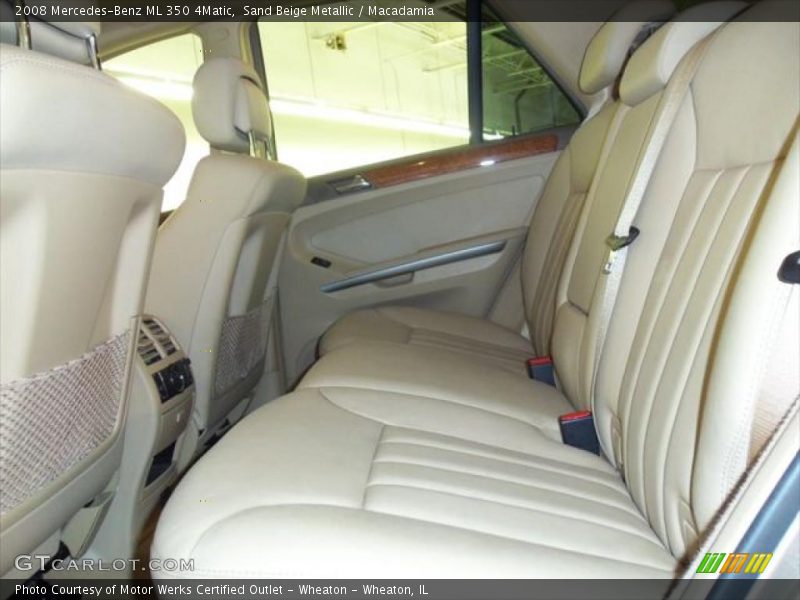 Sand Beige Metallic / Macadamia 2008 Mercedes-Benz ML 350 4Matic