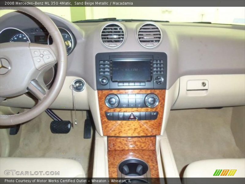 Sand Beige Metallic / Macadamia 2008 Mercedes-Benz ML 350 4Matic
