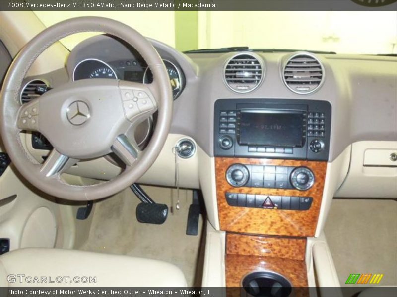 Sand Beige Metallic / Macadamia 2008 Mercedes-Benz ML 350 4Matic