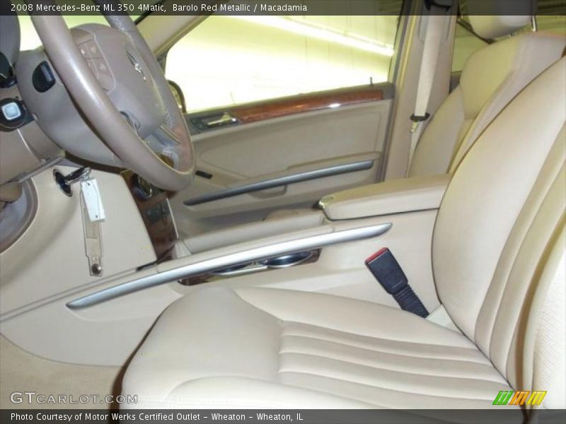 Barolo Red Metallic / Macadamia 2008 Mercedes-Benz ML 350 4Matic