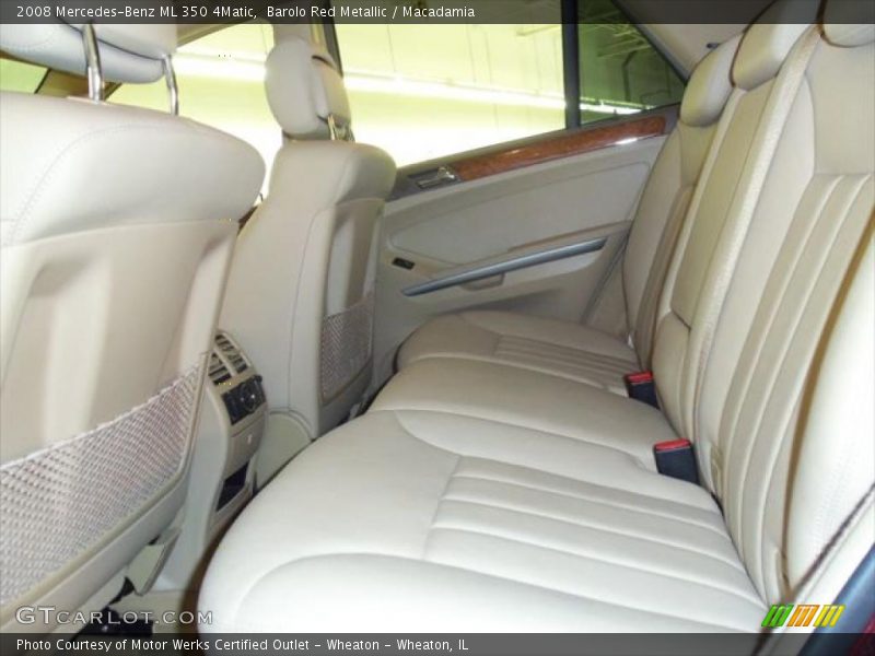 Barolo Red Metallic / Macadamia 2008 Mercedes-Benz ML 350 4Matic