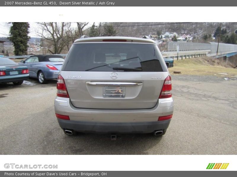 Desert Silver Metallic / Ash Grey 2007 Mercedes-Benz GL 450