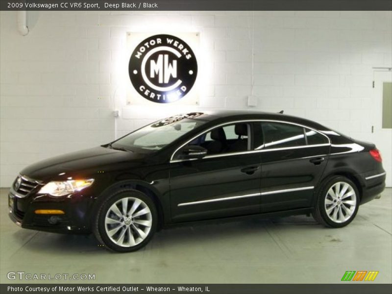 Deep Black / Black 2009 Volkswagen CC VR6 Sport