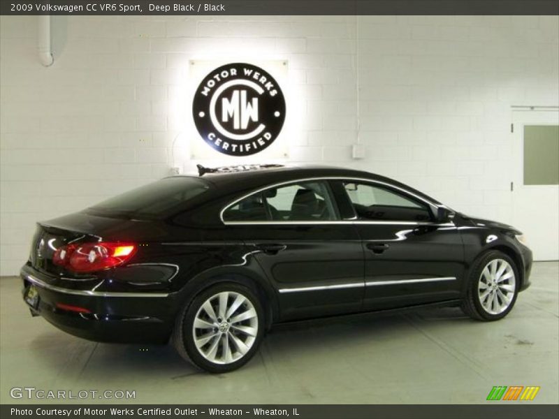 Deep Black / Black 2009 Volkswagen CC VR6 Sport