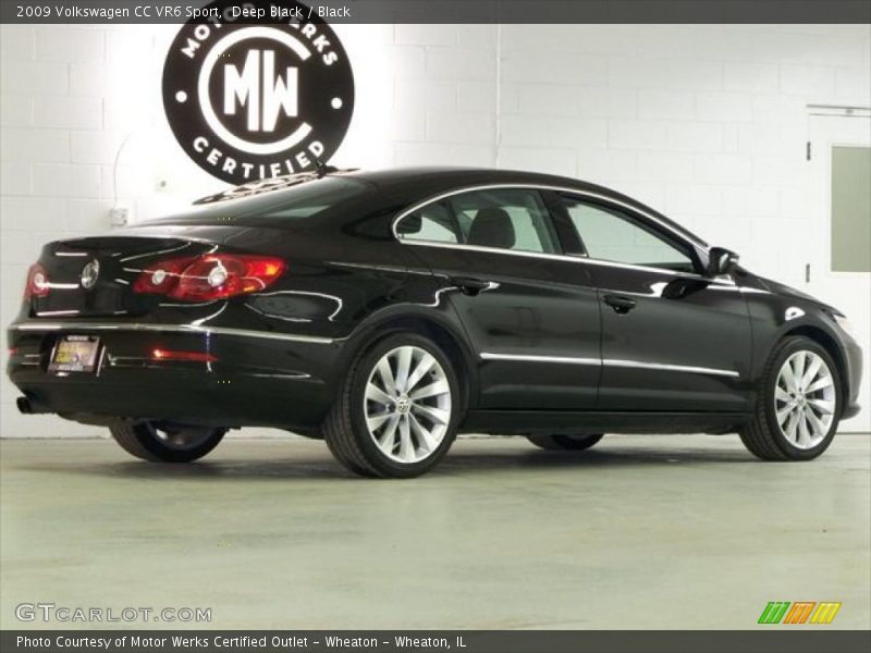 Deep Black / Black 2009 Volkswagen CC VR6 Sport
