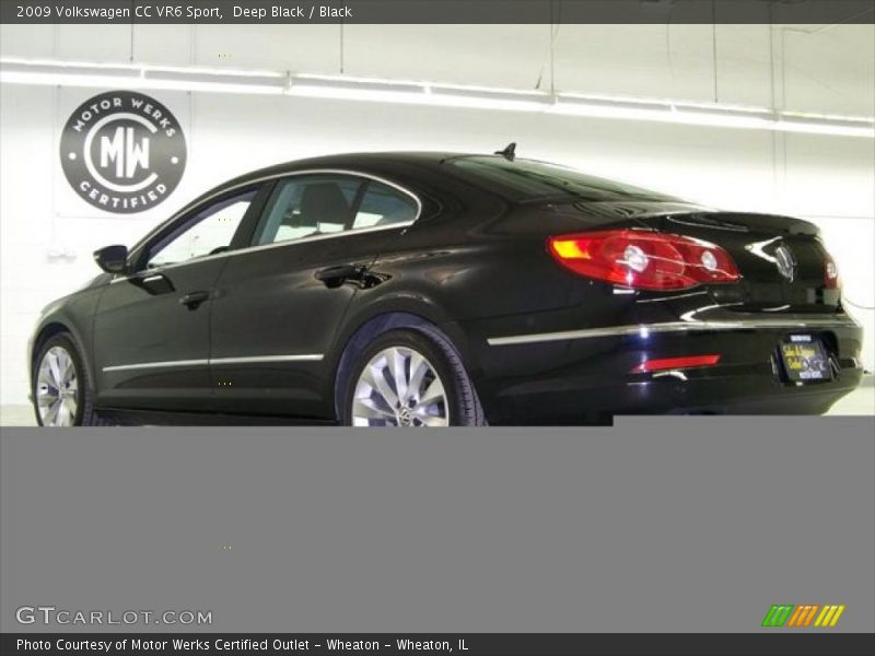 Deep Black / Black 2009 Volkswagen CC VR6 Sport