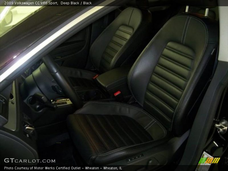 Deep Black / Black 2009 Volkswagen CC VR6 Sport