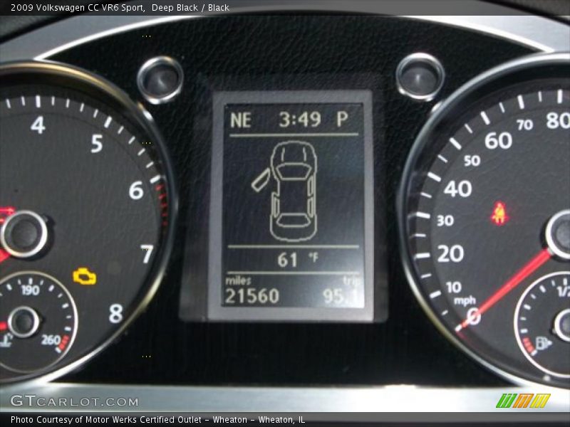 Deep Black / Black 2009 Volkswagen CC VR6 Sport