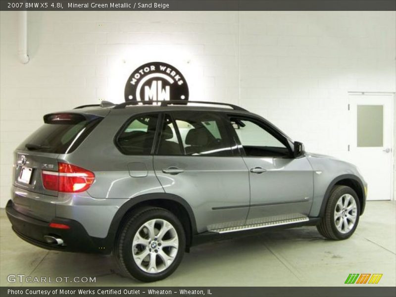 Mineral Green Metallic / Sand Beige 2007 BMW X5 4.8i