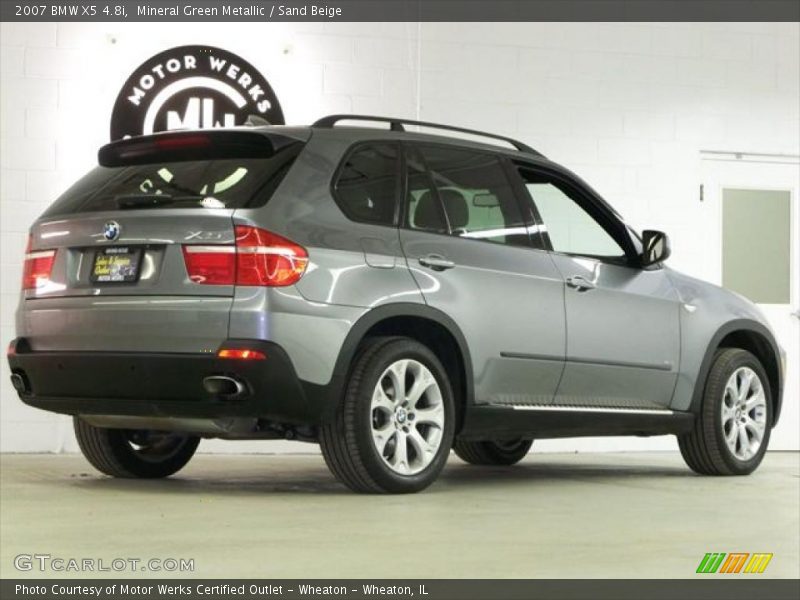 Mineral Green Metallic / Sand Beige 2007 BMW X5 4.8i