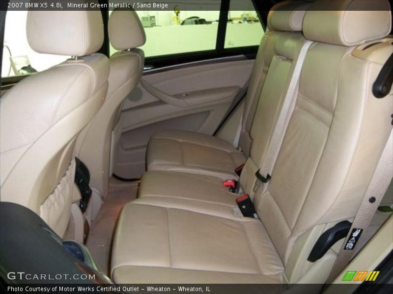 Mineral Green Metallic / Sand Beige 2007 BMW X5 4.8i